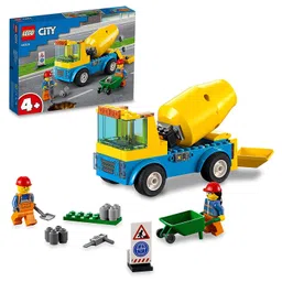 LEGO City Cement Mixer Truck Building Kit 85 Pieces-60325-picture-29