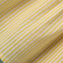 kookie kids india Kookie Kids Woven Frill Sleeves Butterfly Yard Dyed Striped Top - Yellow image 4