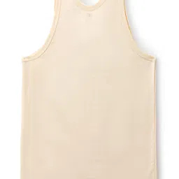 Zero Knit Sleeveless Vests With Text Print Pack of 3 - Light Blue Beige & Lime Green image 5