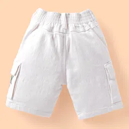 Dapper Dudes Half Sleeves Pineapple Printed Shirt & Shorts With Suspender & Bow - Navy Blue image 5