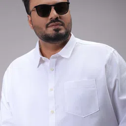 hardsoda by the indian garage co HARDSODA Men Spread Collar Solid  Formal Shirt image 1