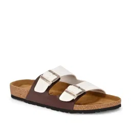 hoversoul Hoversole Men's Accura White Cork Slide Sandals image 2