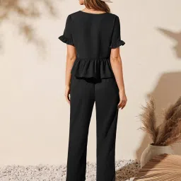 SELVIA Black Maxi Co-Ord Set image 2