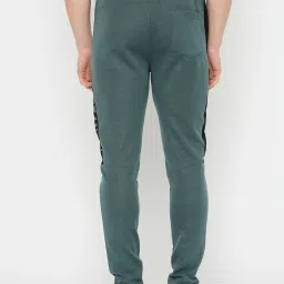 Duke Green Blended Regular Fit Solid Trackpants image 2