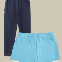 Kidsville Blue Printed Shorts Set image 2