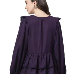 Melon by PlusS Purple Regular Fit Top image 2