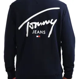 Tommy Hilfiger Navy Logo Regular Fit Sweatshirt image 2