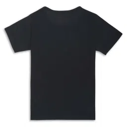 Vimal Jonney Kids Black Cotton Printed T-Shirt image 2