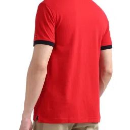 Tommy Hilfiger Red Stripes Regular Fit Polo T-Shirt image 2