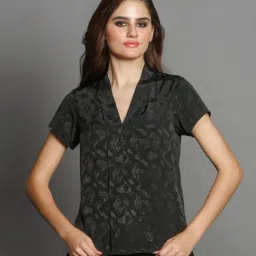 Zink London Black Regular Fit Top-image-87