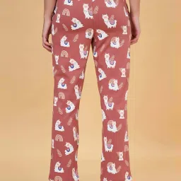 Dreamz by Pantaloons Brown Cotton Printed Pyjamas image 2
