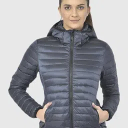 Woodland Grey Quilted Jacket-image-88