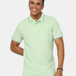 Masculino Latino Light Green Regular Fit Polo T-Shirt-picture-36