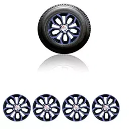 Auto Pearl Car Voilet Black Wheel Cover Caps 33.02 cm (13 Inch) Press Type Fitting Compatible with Wagon R image 4