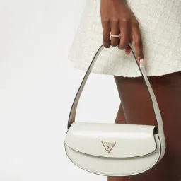 Guess Bone Solid Arnela Flap Shoulder Bag image 2