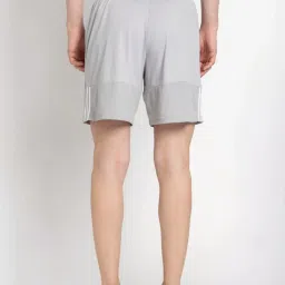 Adidas Grey Regular Fit Printed Sports Shorts image 2
