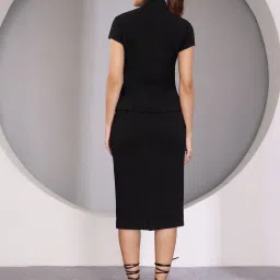 Miss Chase Black Relaxed Fit Co-Ord Set image 2