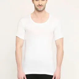 Vip White Regular Fit Vest - Pack Of 4 image 2