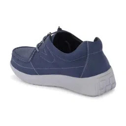 Hitz Men's Blue Derby Shoes image 5