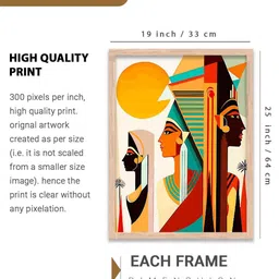 walllane Modern Wall Art With Frame Home Decor Wall Painting For Living Room Office Bedroom image 4