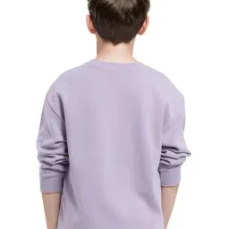 Rare Ones Boys Purple Cotton Printed Sweatshirt image 2