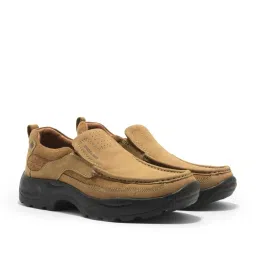 Woodland Men's Camel Loafers image 2