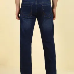 Allen Solly Blue Cotton Regular Fit Jeans image 2