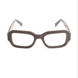 Opium Lightweight Stylish Purple Rectangular Optical Frames for Women image 2