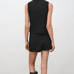 MANGO Boat Neck Suit Waistcoat image 4