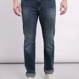 Lee Rodeo Blue Straight Fit Lightly Washed Jeans-picture-21