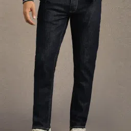 Louis Philippe Navy Regular Fit Jeans image 1