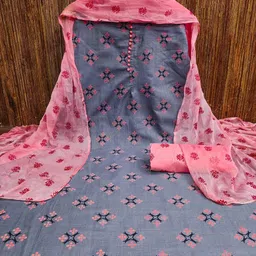 KALINI Printed Unstitched Dress Material-image-68