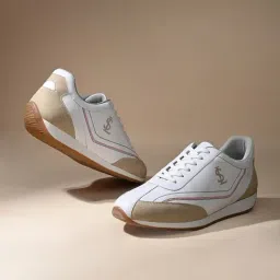 Louis Stitch Men's White Casual Sneakers-image-90