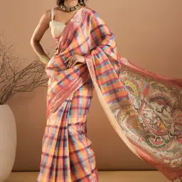 Saree Mall Multi Printed Sarees With Unstitched Blouse-image-55