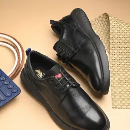 Hitz Men's Black Derby Shoes-picture-25
