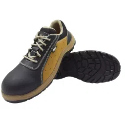 Allen Cooper Steel Toe Safety Shoe Low Ankle PU Sole UK 6 Size Black for Industrial Use, ACL 1702 image 5