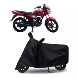Auto Pearl Bike Cover for TVS Phoenix (Black)-picture-23