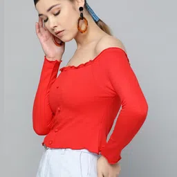 CORSICA Off-Shoulder Cotton Top-picture-27
