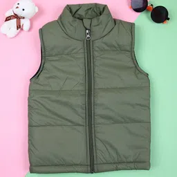 V-Mart Unisex Kids Mock Collar Solid Cotton Casual Bomber Jacket-picture-13