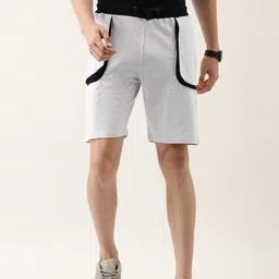 ARISE Men Off White Solid Shorts-image-51