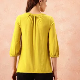 all about you Mandarin Collar Top image 5