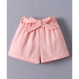 Mark & Mia Cotton Solid Shorts - Pink-picture-28