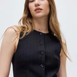 H&M Long Waistcoat image 3