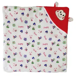 babyzone Baby Hooded Carry Bag Cum Mild Winter Blanket - Maroon image 3