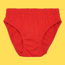 NUSYL Cotton Pack Of 5 Princess & Castle Printed Panties - Red Grey Yellow White & Black image 4