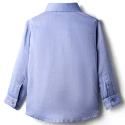Rikidoos Full Sleeves Textured Shirt - Blue image 3