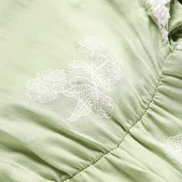 lil' drama Lil Drama Cotton Satin Sleeveless Stylish Jumpsuit - Green image 5