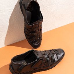 ATESBER by Inc.5 Men Leather Comfort Sandals-picture-18