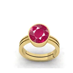 RRVGEM 12.25 Ratti A+ Quality Adjustable Ruby Ring image 1