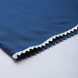 Libas Women Blue Embroidered Kurta with Palazzos & Dupatta image 5